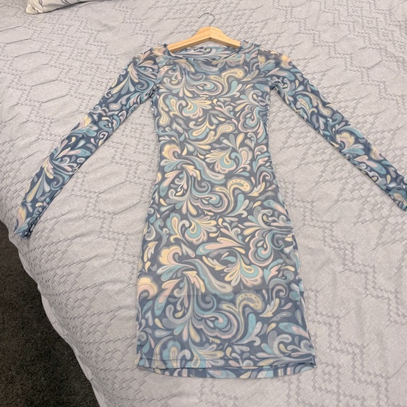 Long Sleeve Mesh Mini Dress 💙 - Picture 13 of 16